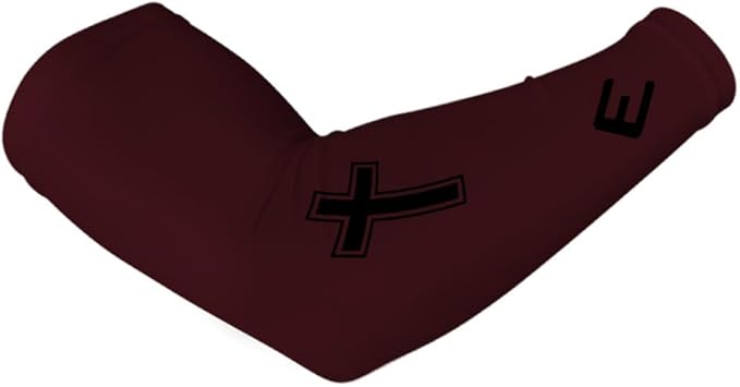 Elite Athletic Gear Faith Compression Arm Sleeve – Cross & Bible Verse – Youth & Adult – Sports & Fitness – Sold Individually