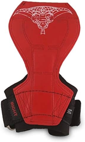 Cobra Grips Flex Model Weight Lifting Gloves Heavy Duty Straps Alternative Power Lifting Hooks for Deadlifts with Padded Wrist Wrap Support Bodybuilding