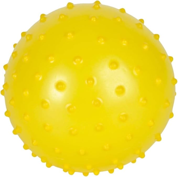 Bedwina Knobby Balls - Bulk 7 Inch Sensory and Spiky Massage Stress Balls for Toddlers, with Pump, Fun & Bouncy for Toddler, Kids Party Favors, Stocking Stuffers