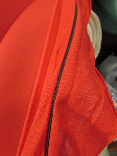 Neoprene Bonded Sponge Waterproof Wetsuit Fabric Black 1MM, 2MM, 3MM, 4MM, 5MM Thick Sold by The Foot and Yard (1mm - by The Foot (Red))