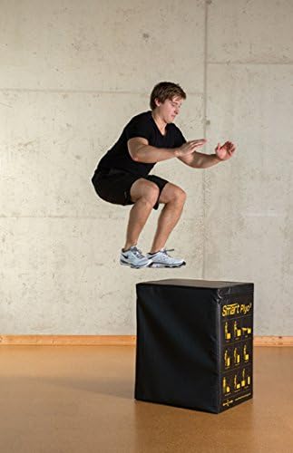 IRON COMPANY Prism Fitness Group Self-Guided Smart 3-in-1 Soft Plyo Cube - 20", 24", 30" - USA-Made Soft Plyo Box - Plyometric Jump Box with Exercise Instruction
