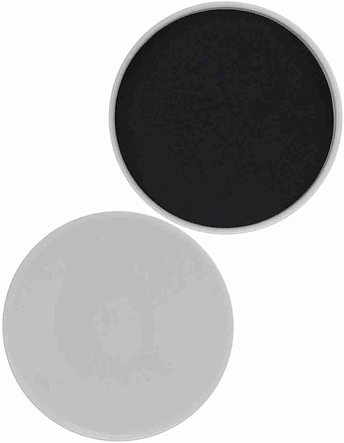 Fitness Gliding Disc 2PCS, Slider Sport Full Body Workout Core Stabilization, ABS Exercise Sliding Glidings Discs (Gray)