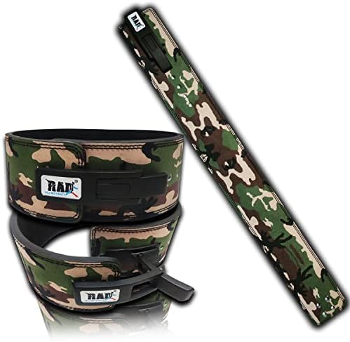 RAD Lever Weight Lifting Gym Belt for Men & Women Size 63 TO107 CM,Thick 10MM & Width 4 Inch Lever Powerlifting Belts for Women Dead Lift Workout Belt Leather Weight Lifting Lever Gym Squat Belt