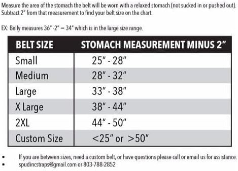 Spud Strongman Pro Series Belt - 5 Inches Wide