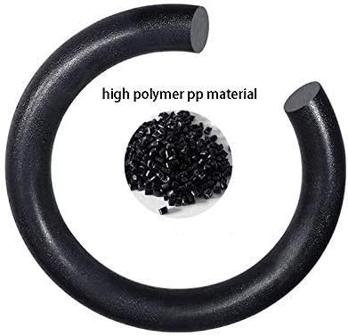 AP Plus Ninja Warrior Rings - Set of 2 Large Black Traverse Gymnastics Climbing, with use on Obstacle Courses and Slack Lines, Outdoor Playground Equipment Accessories, Training