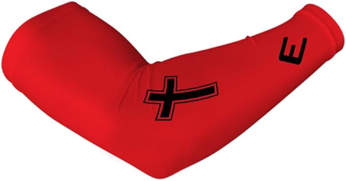 Elite Athletic Gear Faith Compression Arm Sleeve – Cross & Bible Verse – Youth & Adult – Sports & Fitness – Sold Individually