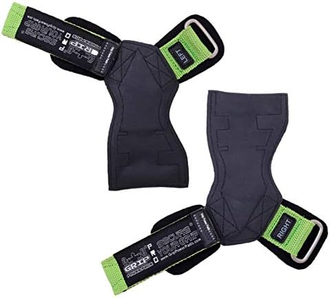 Lifting Grips PRO Weight Gloves Heavy Duty Barbell Gymnastics Straps Alternative to Power Hooks Deadlifts Adjustable Neoprene Padded Wrist Wrap