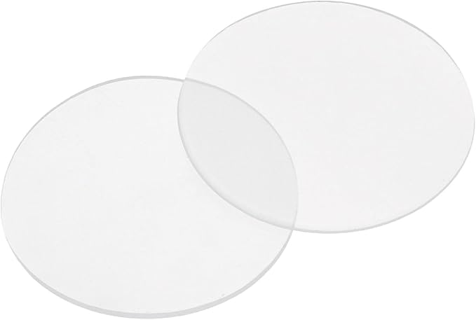 PATIKIL Glass Table Top Anti Slip Pads, 10Pcs 30mm Dia x 1mm Thick Clear Glasses Tables Silicone Bumper Pad for Photo Frame Furniture Kitchen Cabinets DIY Home Craft, White