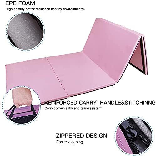Polar Aurora 4'x8'x2 Thick Folding Gymnastics Exercise Mat Aerobics Stretching Yoga Mats