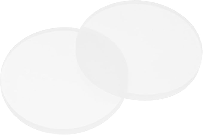 PATIKIL Glass Table Top Anti Slip Pads, 10Pcs 35mm Dia x 3mm Thick Clear Glasses Tables Silicone Bumper Pad for Photo Frame Furniture Kitchen Cabinets DIY Home Craft, White