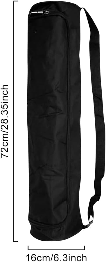 Yoga Mat Bag, Full-Zipper Yoga Mat Carrier with Adjustable Strap, Waterproof Stylish & Functional Fitness Mats Holder for Class Travel, Exercise Storage Carrier Bag for Women & Men