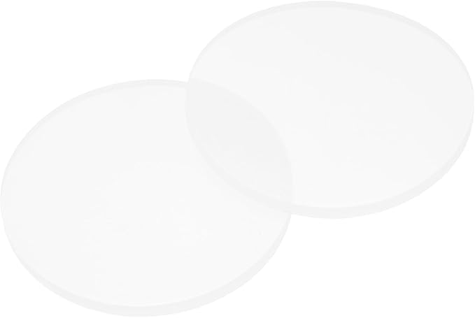 PATIKIL Glass Table Top Anti Slip Pads, 10Pcs 45mm Dia x 3mm Thick Clear Glasses Tables Silicone Bumper Pad for Photo Frame Furniture Kitchen Cabinets DIY Home Craft, White