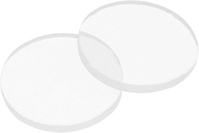 PATIKIL Glass Table Top Anti Slip Pads, 10Pcs 10mm Dia x 1mm Thick Clear Glasses Tables Silicone Bumper Pad for Photo Frame Furniture Kitchen Cabinets DIY Home Craft, White