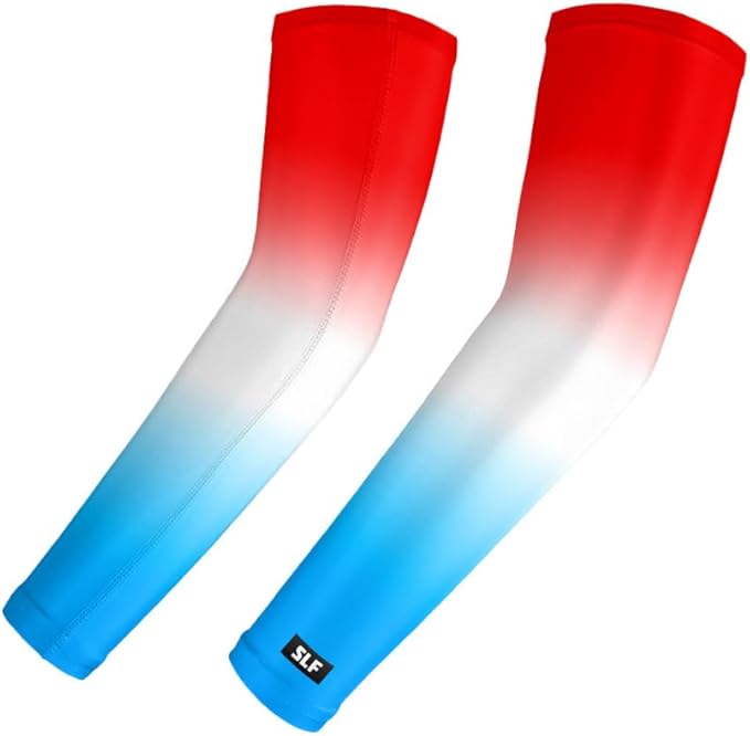 SLEEFS Arm Sleeves for Kids - Athletic Sports Sleeve for Youth Boys and Girls - UV Protection - Football Baseball Basketball