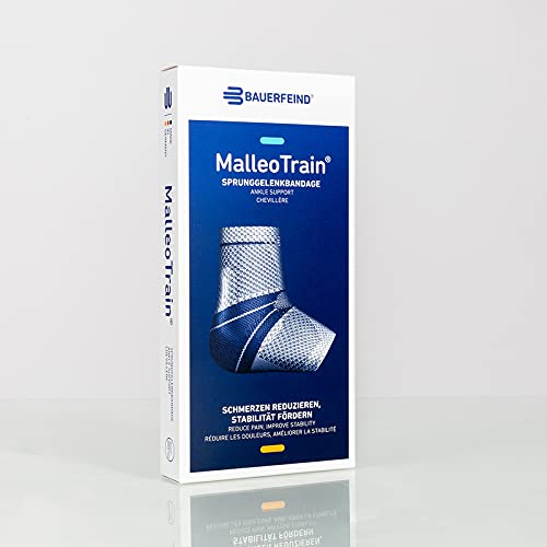 Bauerfeind - MalleoTrain - Ankle Support Brace - Helps Stabilize the Ankle Muscles and Joints For Injury Healing and Pain Relief - Right Foot - Size 2 - Color Beige