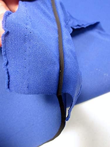 Neoprene Bonded Sponge Waterproof Wetsuit Fabric Black 1MM, 2MM, 3MM, 4MM, 5MM Thick Sold by The Foot and Yard (1mm - by The Yard (Royal Blue))
