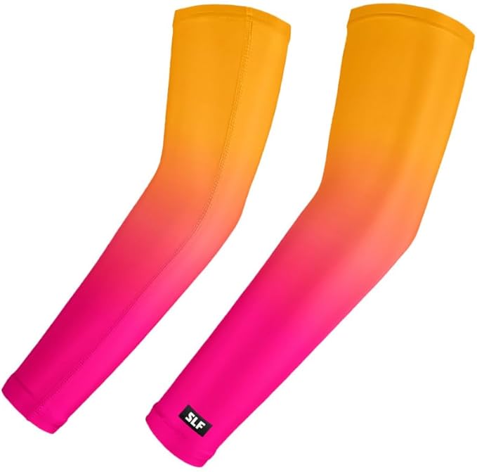 SLEEFS Arm Sleeves for Kids - Athletic Sports Sleeve for Youth Boys and Girls - UV Protection - Football Baseball Basketball
