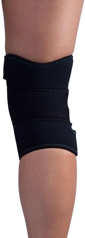 DonJoy Advantage Knee Sleeve for Sprains, Strains, Soreness, Stiffness - Neoprene with Terrycloth Lining for Comfort, Compression, Adjustable Upper, Lower Straps, X-Large fits 17" - 19"