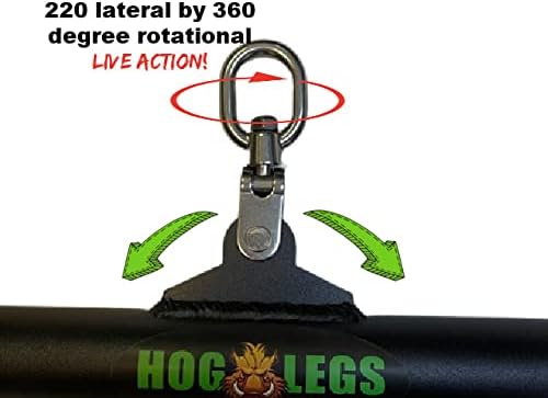 IRON COMPANY LPG Muscle Hog Legs 1-3/4" Fat 60 inch LAT Bar Cable Machine Attachment