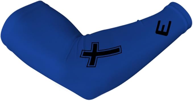 Elite Athletic Gear Faith Compression Arm Sleeve – Cross & Bible Verse – Youth & Adult – Sports & Fitness – Sold Individually