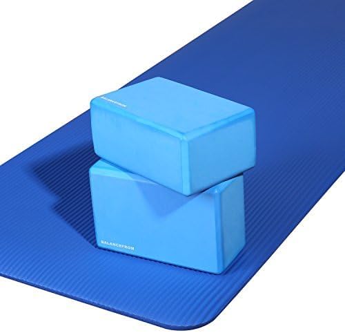 Fitvids Set of 2 High Density Premium - EVA Yoga Blocks, 9"x6"x4" Each