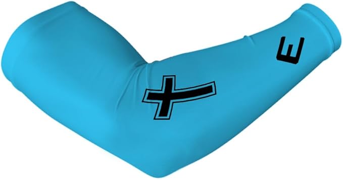 Elite Athletic Gear Faith Compression Arm Sleeve – Cross & Bible Verse – Youth & Adult – Sports & Fitness – Sold Individually