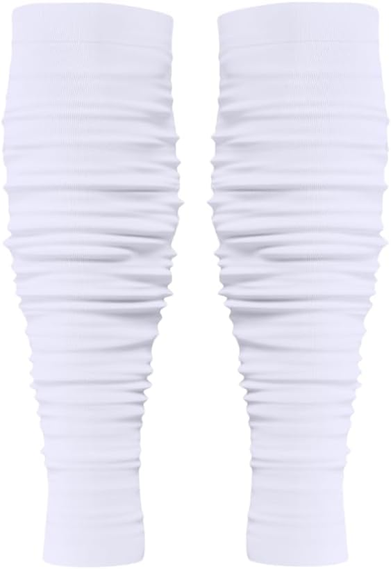 KUTFTBL Pre-Scrunched Football Leg Sleeves with Built-In Hidden Elastic Bands Performance Fabric Above or Below the Knee