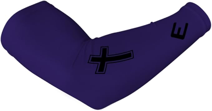 Elite Athletic Gear Faith Compression Arm Sleeve – Cross & Bible Verse – Youth & Adult – Sports & Fitness – Sold Individually