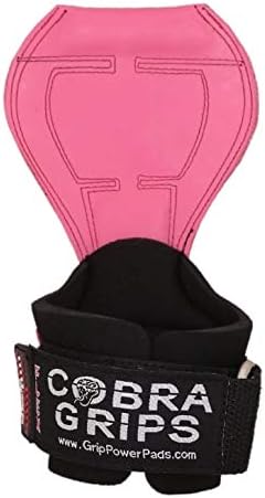 Cobra Grips Flex Model Weight Lifting Gloves Heavy Duty Straps Alternative Power Lifting Hooks for Deadlifts with Padded Wrist Wrap Support Bodybuilding