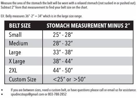 Spud Strongman Pro Series Belt - 5 Inches Wide