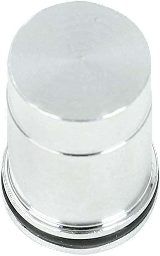 BLACKHORSE-RACING LS Billet Aluminum Oil Diverter Barbell & Oil Valve Plug & Oil Pickup Tube Hold Down Kit Compatible with GM Gen III & IV LS Engines