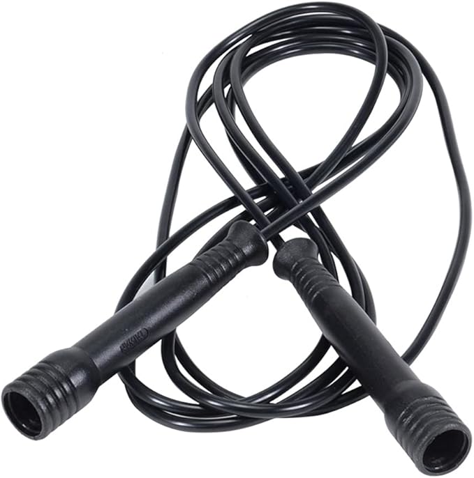 Power Systems Adjustable Speed Jump Rope – Lightweight PVC Skipping Rope for Cardio, Agility, Boxing & Home Gym Workouts
