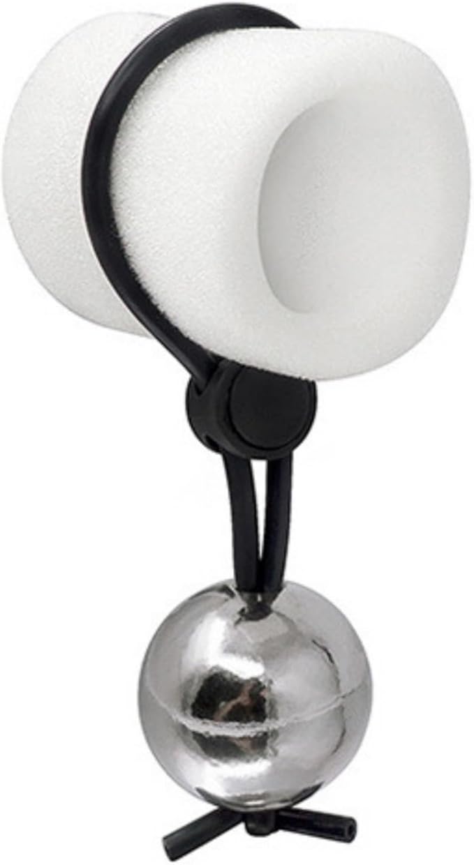 Men's Stretch Weighted Suspension Ball Ring, Progressive Endurance Trainer-USZF57 (25mm Silver Single Ball)