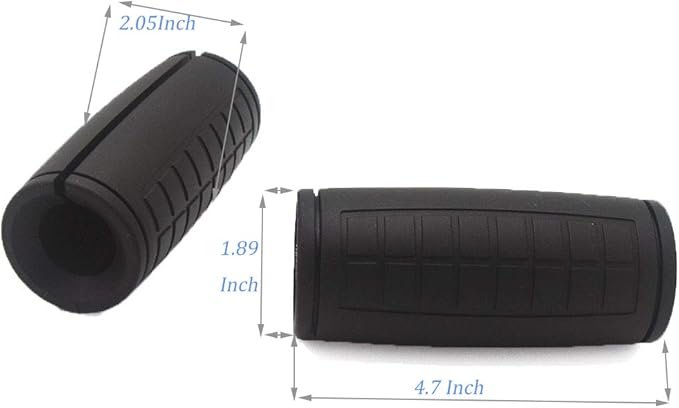 qibylift Dumbbell Handles Grips, Firm Rubber Barbell Grips Fit for Standard Barbell - Dumbell Handles, Silicone Rubber Barbell Grips for Weight Lifting Cable Attachments & Fitness Training
