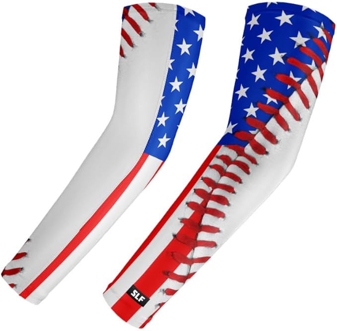 SLEEFS Arm Sleeves for Kids - Athletic Sports Sleeve for Youth Boys and Girls - UV Protection - Football Baseball Basketball