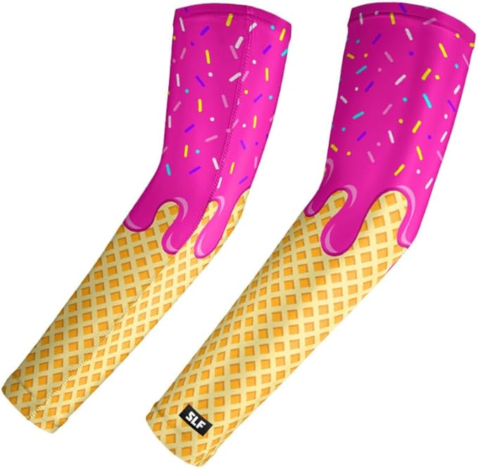 SLEEFS Arm Sleeves for Kids - Athletic Sports Sleeve for Youth Boys and Girls - UV Protection - Football Baseball Basketball