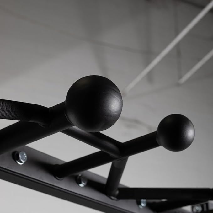 Titan Fitness Sphere Pull-Up Bar Fits T-3, X-3, TITAN Series Racks, Rated 440 LB, Multi-Grip Rack Mounted Training Station