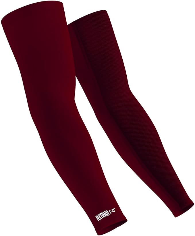 1 Pair Nxtrnd Compression Arm Sleeves for Men, Breathable Football, Basketball, Baseball Accessory, Adult & Kids