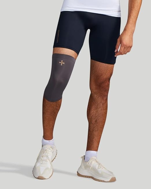 Tommie Copper Unisex Core Compression Knee Sleeve, Slate Grey, XXX-Large