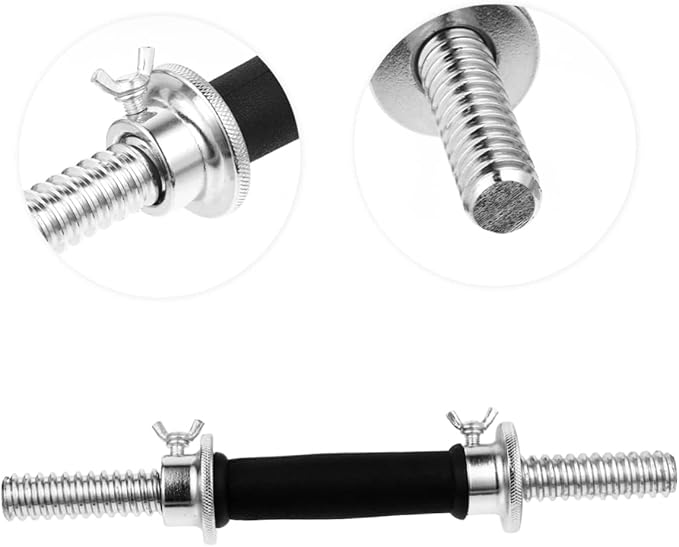 1pc Professional Electroplating Dumbbell Bar for Weightlifting Rod Secure Grip for Strength Training for Gym and