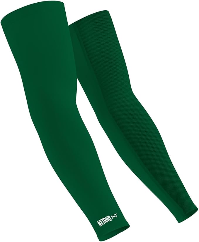 1 Pair Nxtrnd Compression Arm Sleeves for Men, Breathable Football, Basketball, Baseball Accessory, Adult & Kids