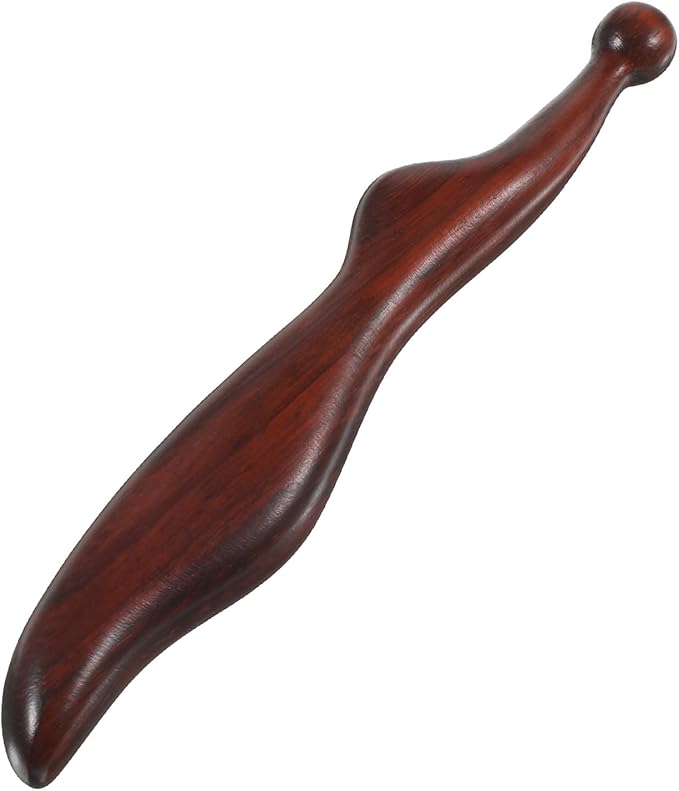 Wood Acupoint Massage Pen, Foot Acupoint Massager Tool with Ergonomic Handle, Traditional Wooden Acupressure Stick Tool for Body Hand and Foot