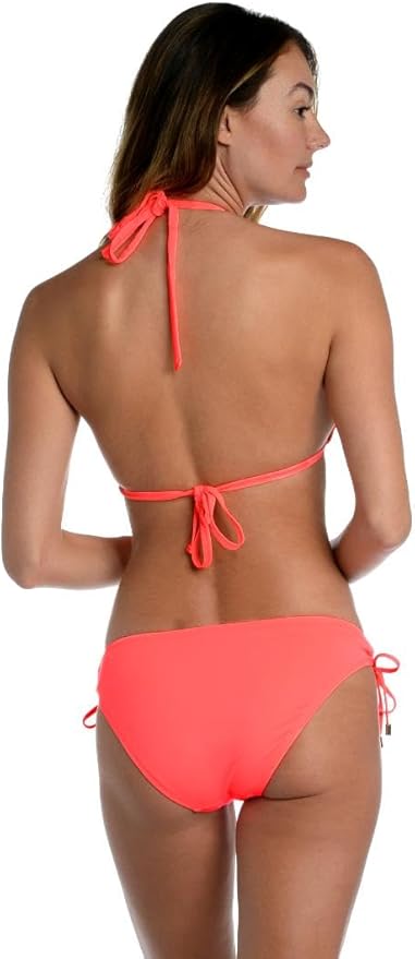 Island Goddess Rouched Halter Bikini Swimsuit Top