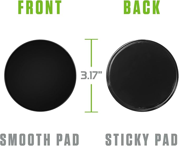 Cellet 3-Pack Reusable Dashboard Non-Slip Mounting Pad Discs – Universal Adhesive Pads for Suction Cup Phone Holders & GPS Mounts, Extra Strength Adhesive Multipurpose for Dashboards and Flat Surfaces