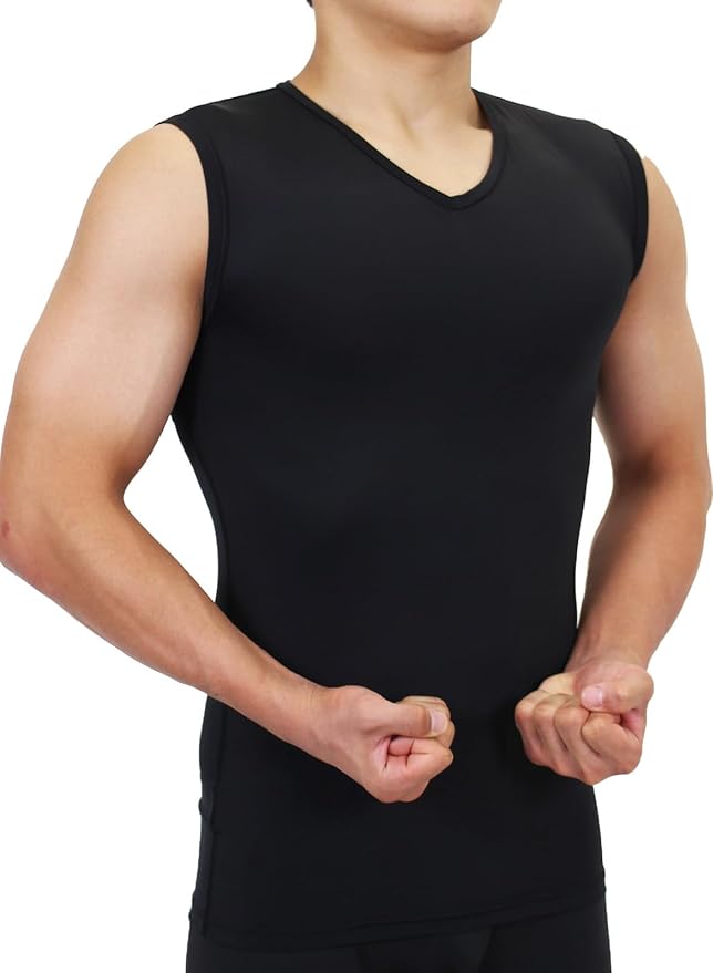 Posture Shirts for Men : Black, White, tankshirts, Longsleeve, s-3xl, Deodorant, uv, Quickdry, Japanesebrand,