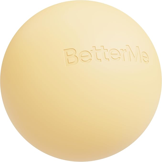 BetterMe Soft Pilates Ball – 8 Inch Mini Exercise Ball for Pilates, Yoga & Core Training – Small Stability Ball for Women – Portable Workout Tool
