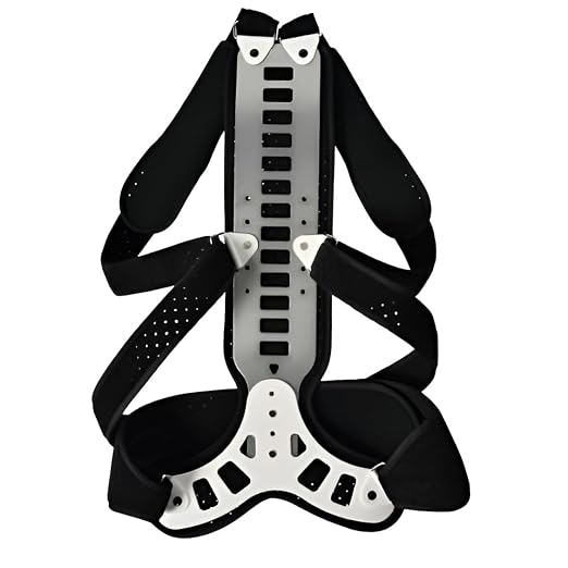 Adjustable Spine Posture Corrector for Back Support,2026 New Full Scoliosis Back Brace Posture Corrector for Kyphosis and Vertebral Compression Fracture Men and Women (Black, Medium)