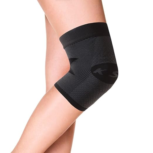 OrthoSleeve Knee Brace for ACL, MCL, Injury Recovery, Meniscus Tear, knee pain, aching knees, patellar tendonitis and arthritis (4XL, Black, Single)
