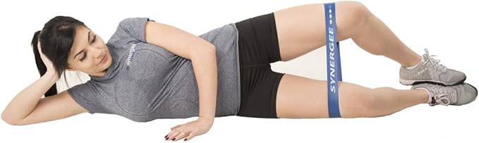 Synergee Exercise Fitness Resistance Band Mini Loop Bands that Perform Better When Working Out at Home or The Gym