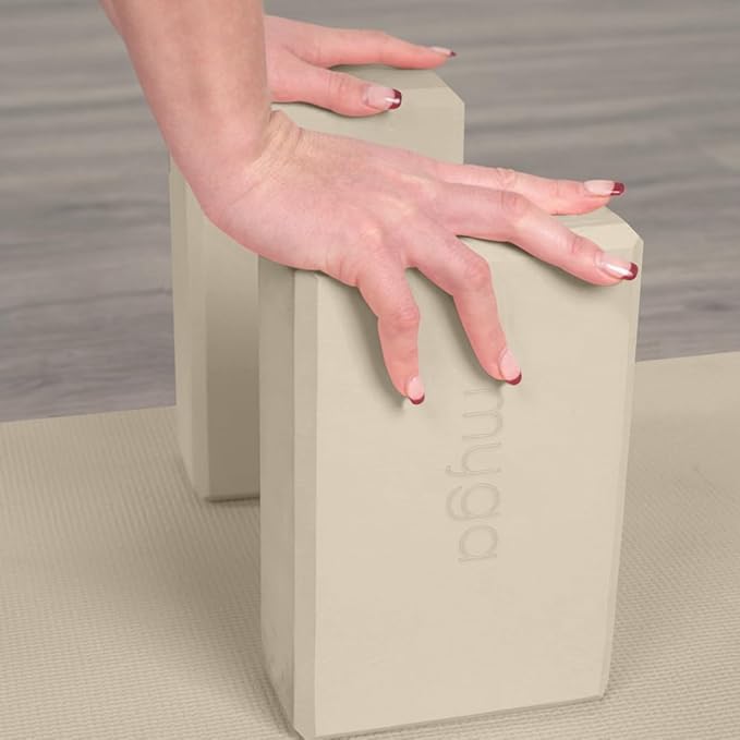 MYGA Yoga Block,Lightweight EVA Foam Yoga Brick,High Density Non-Slip Block for Yoga Poses, Pilates, Balance and Flexibility